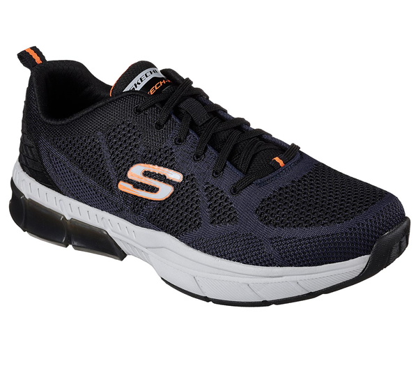 Skechers Men Trontom - Saliano Navy/Orange