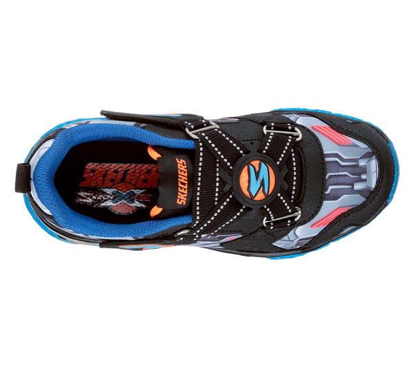 Skechers Boys Skech-X: Cosmic Foam - Portal-X Black/Orange