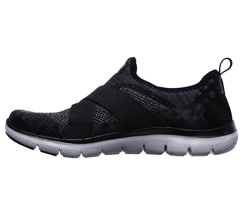 Skechers Women Flex Appeal 2.0 - New Image Black/Gray