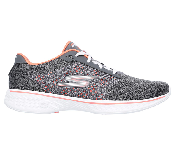 Skechers Women GOwalk 4 - Exceed Charcoal/Coral