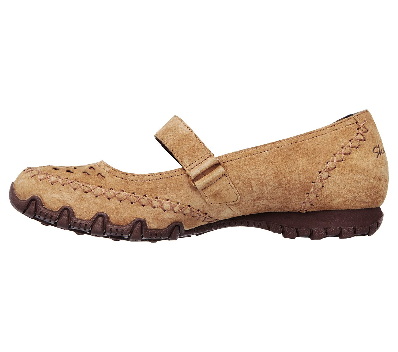 Skechers Women Relaxed Fit: Bikers - Involved Chestnut