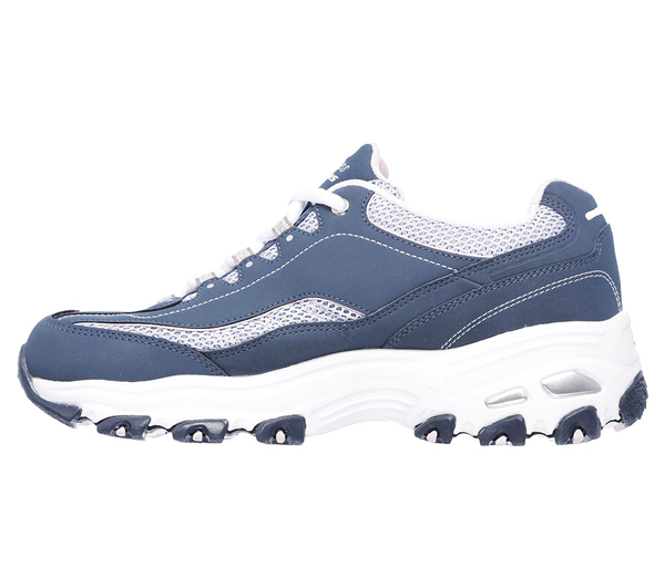 Skechers Women D'lites - Life Saver Navy/White