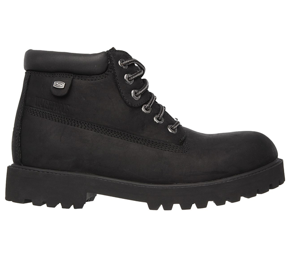 Skechers Men Boots: Verdict Black