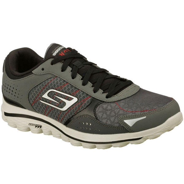 Skechers Men Extra Wide Fit (4E) Shoes - Lynx Charcoal/Black