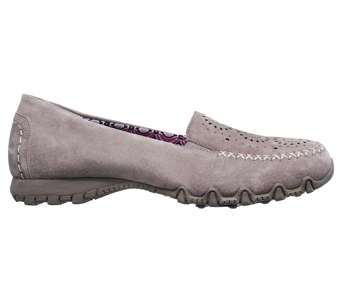 Skechers Women Relaxed Fit: Bikers - Traffic Dark Taupe