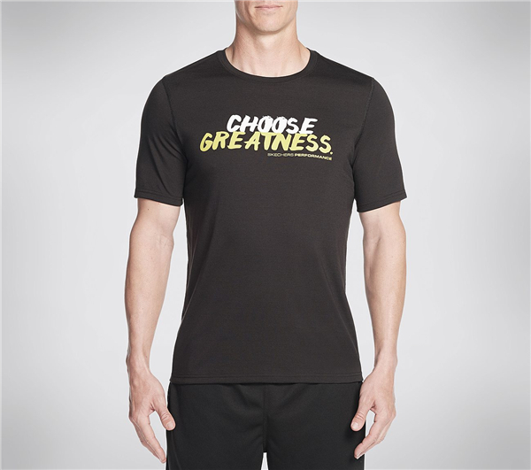 Skechers Men Choose Greatness Tee Shirt Black