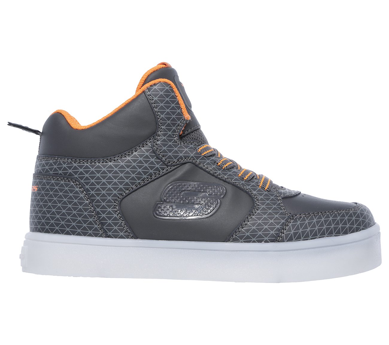 Skechers Boys S Lights: Energy Lights - Tarvos Charcoal/Orange
