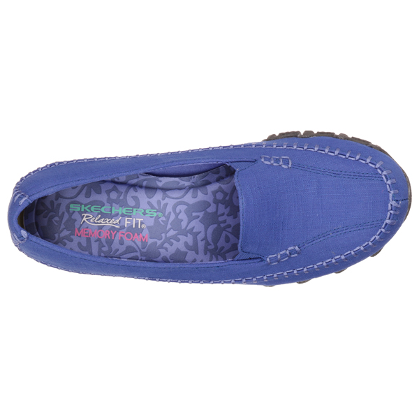 Skechers Women Relaxed Fit: Bikers - Cross Walk Blue