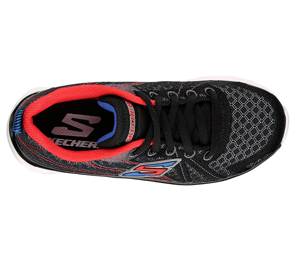 Skechers Boys Advance - Turbo Tread Black/Red/Blue