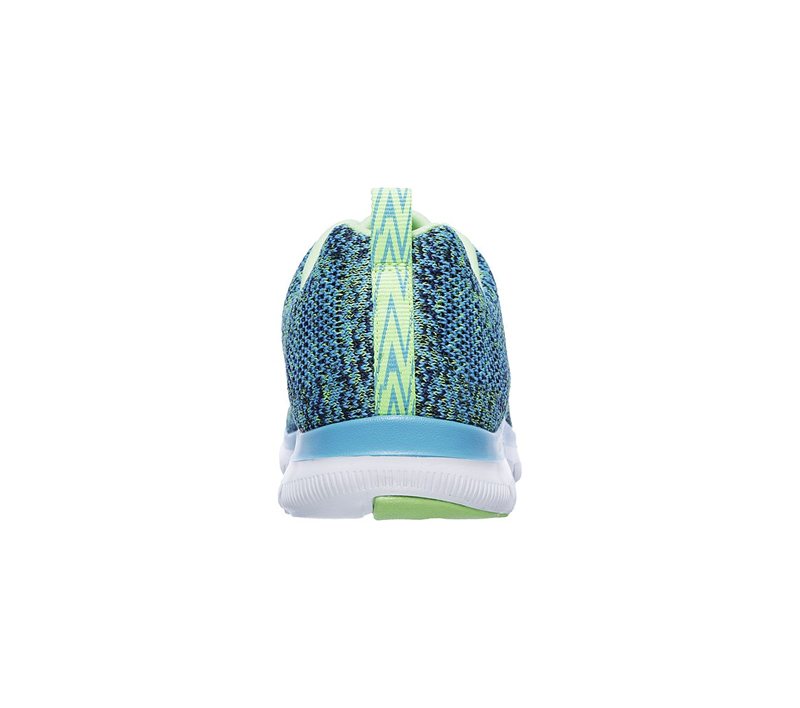 Skechers Women Flex Appeal 2.0 - High Energy Blue/Lime