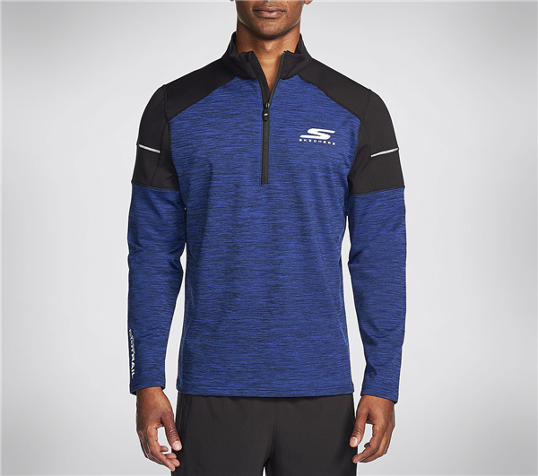 Skechers Men Adventure Quarter Zip Sweat Shirt Blue