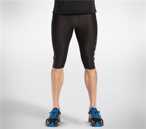 Skechers Men GOfit Compression Kicker Legging Black
