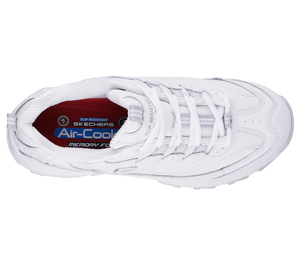 Skechers Women Work: D'Lites - Marbleton White