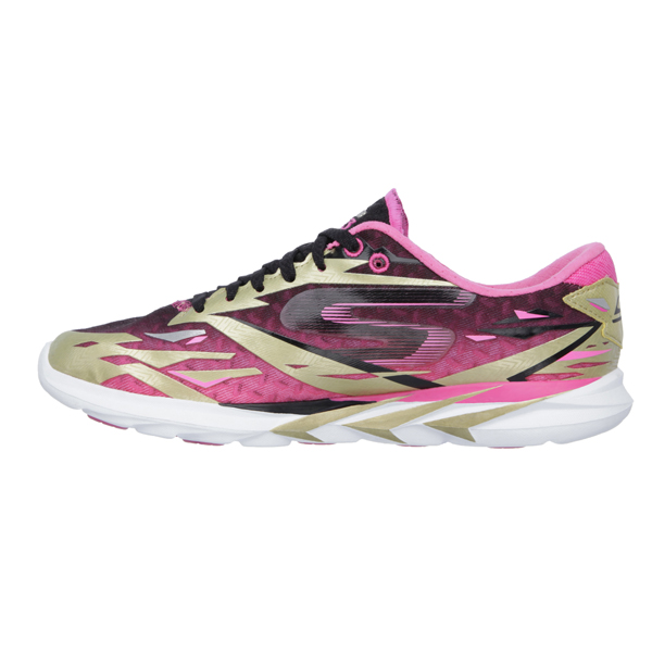 Skechers Women Gomeb Speed Gold/Hot-Pink