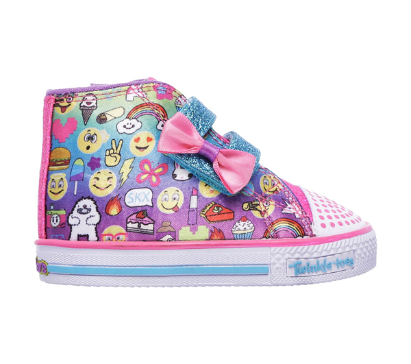 Skechers Girls Twinkle Toes: Shuffles - Crawlin Days Multi