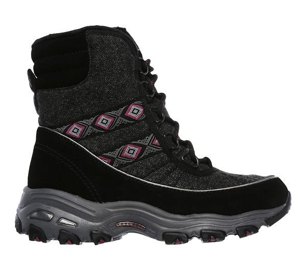 Skechers Women D'Lites - Snow Park Black