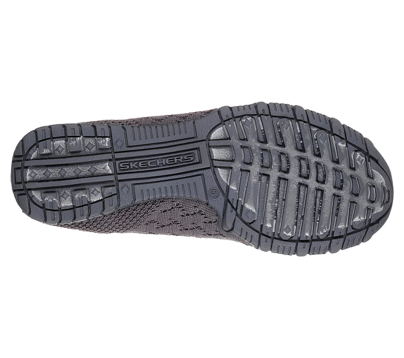 Skechers Women Relaxed Fit: Bikers - Witty Knit Charcoal