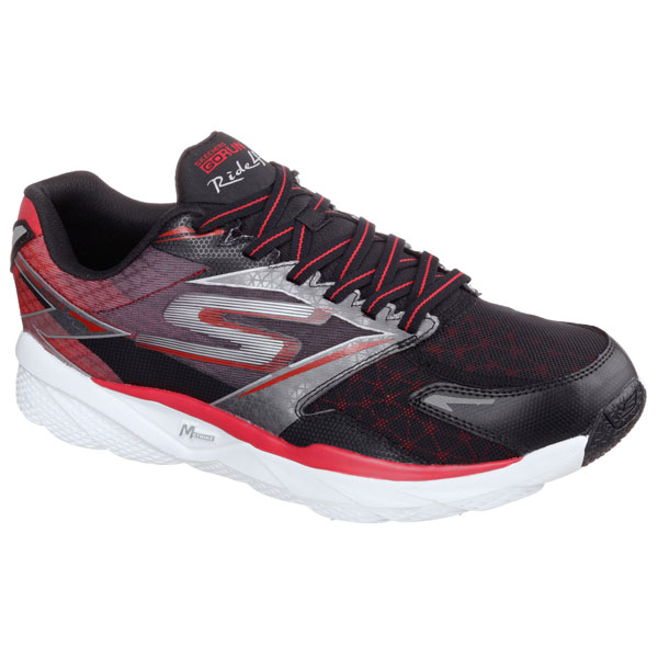 Skechers Men Extra Wide Fit (4E) Shoes - Ride Black/Red