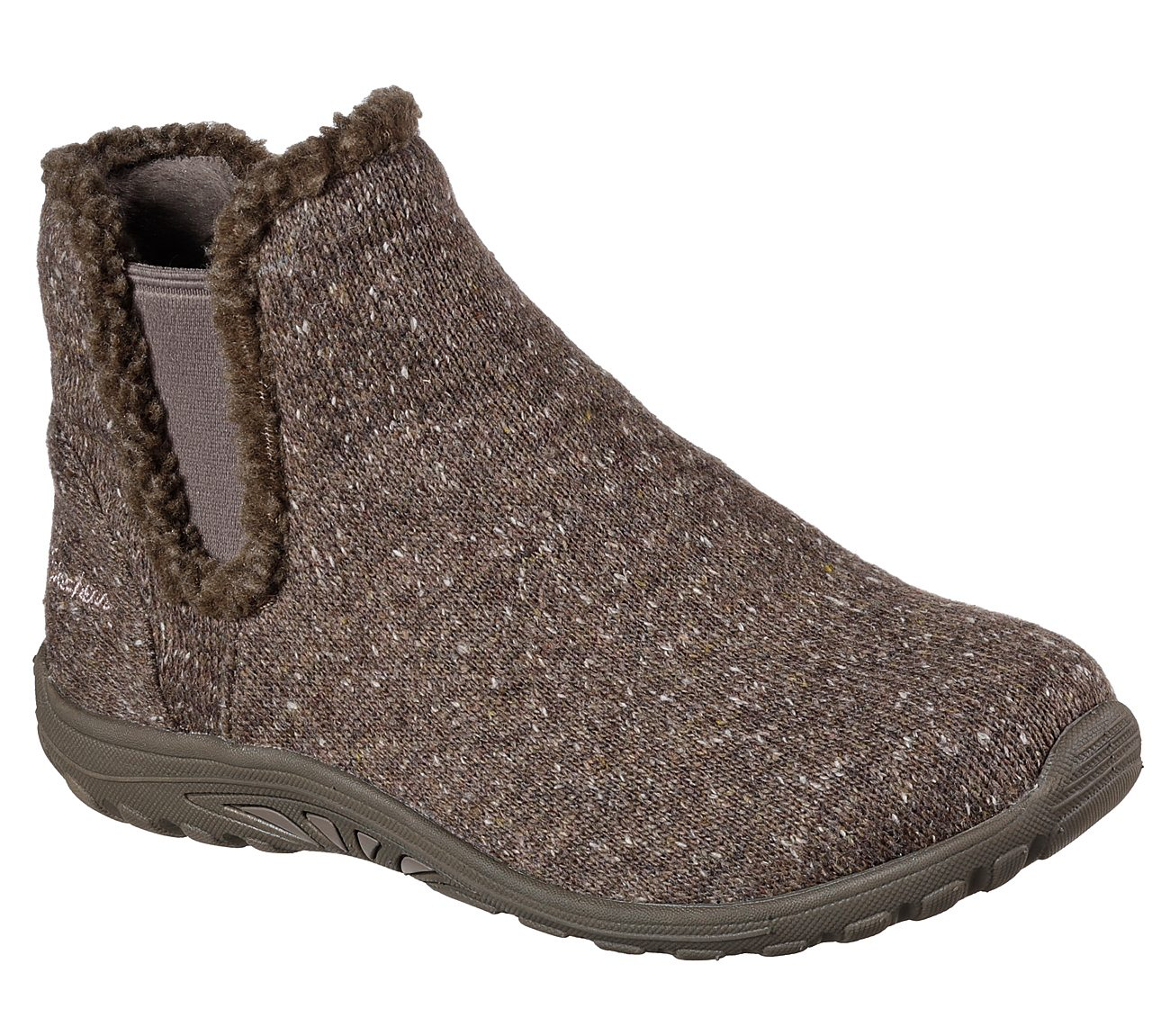 Skechers Women Relaxed Fit: Reggae Fest - Speckled Dark Taupe
