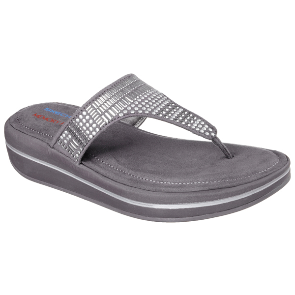 Skechers Women Relaxed Fit: Upgrades - Cushy Charcoal/Silver