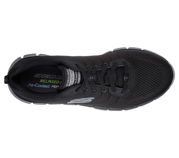 Skechers Men Skech-Flex 2.0 - Milwee Black/Charcoal