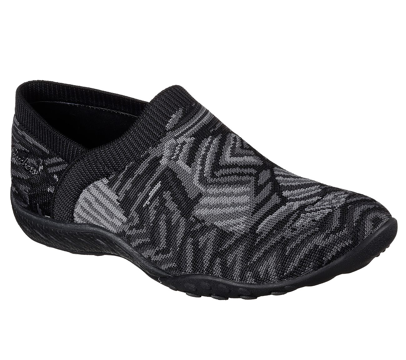 Skechers Women Relaxed Fit: Breathe Easy - Lassie Black/Gray