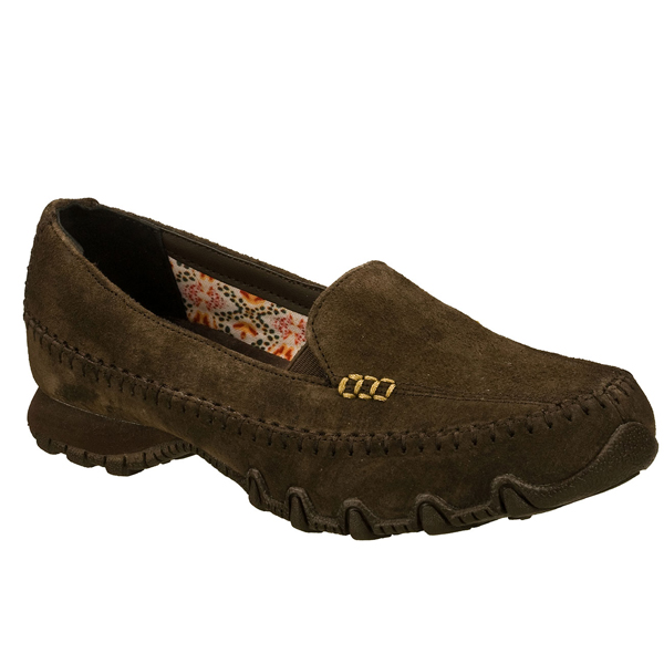 Skechers Women Relaxed Fit: Bikers - Pedestrian Chocolate