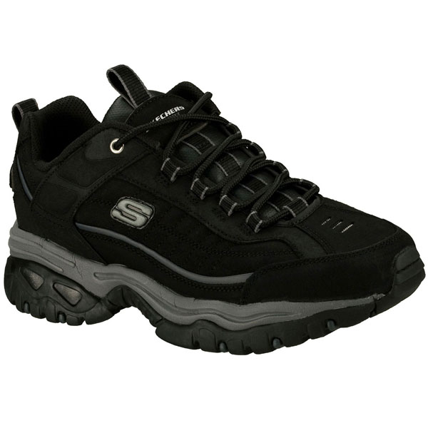 Skechers Men Wide Fit (2E) Shoes - Downforce Black