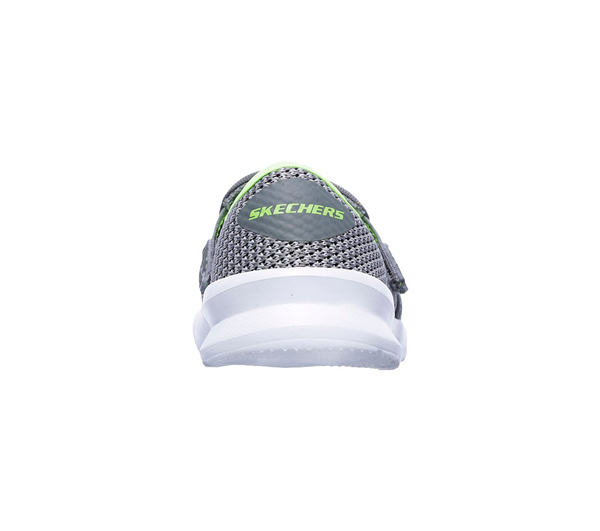Skechers Boys Skech Stepz - Power Stride Charcoal/Lime