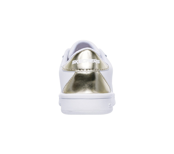 Skechers Girls Omne - Kort Klassix White/Gold