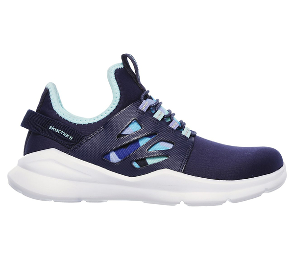 Skechers Girls Street Squad Navy/Aqua