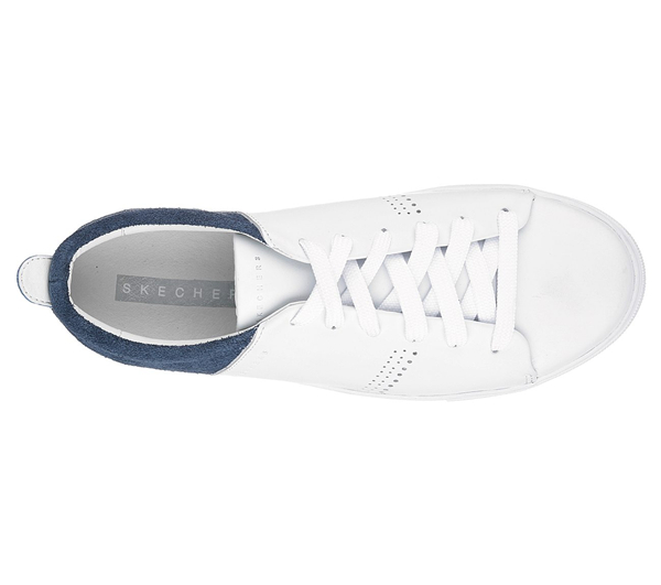 Skechers Women Moda - Clean Street White/Navy