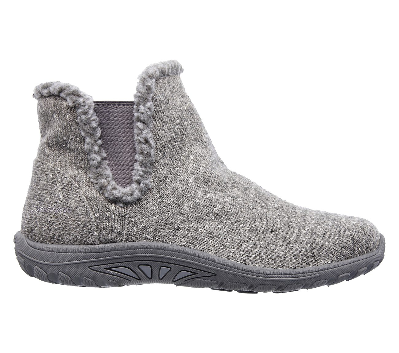 Skechers Women Relaxed Fit: Reggae Fest - Speckled Gray