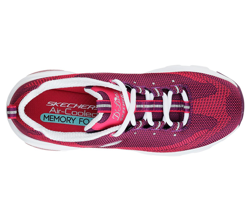 Skechers Women D'Lites Ultra Blue/Pink