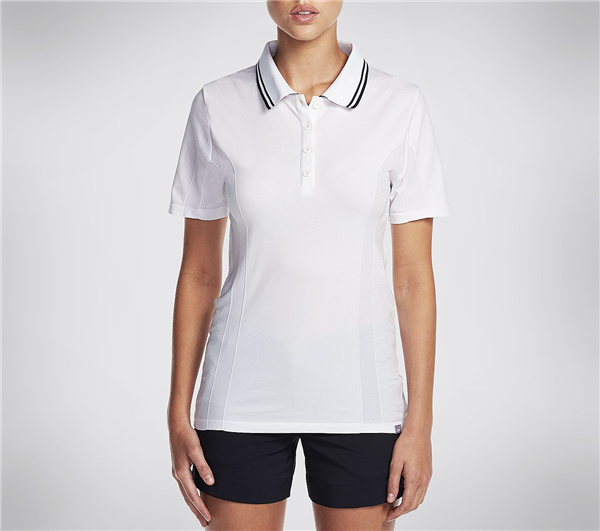 Skechers Women GO Golf Sweet Spot Polo Shirt White