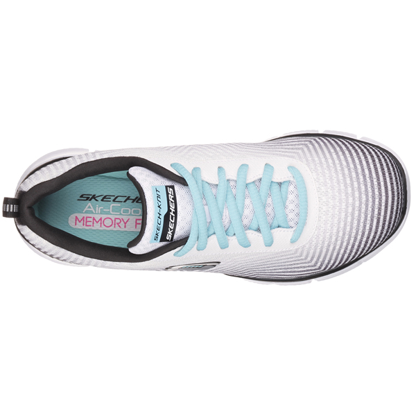 Skechers Women Equalizer - Expect Miracles White/Black