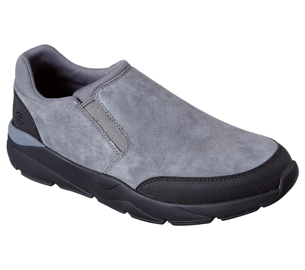 Skechers Men Relaxed Fit: Recent - Kendor Charcoal