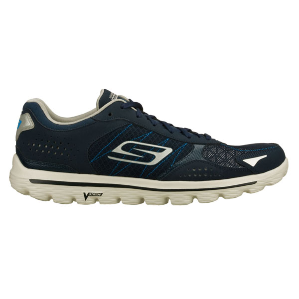 Skechers Men Extra Wide Fit (4E) Shoes - Flash Navy/Gray