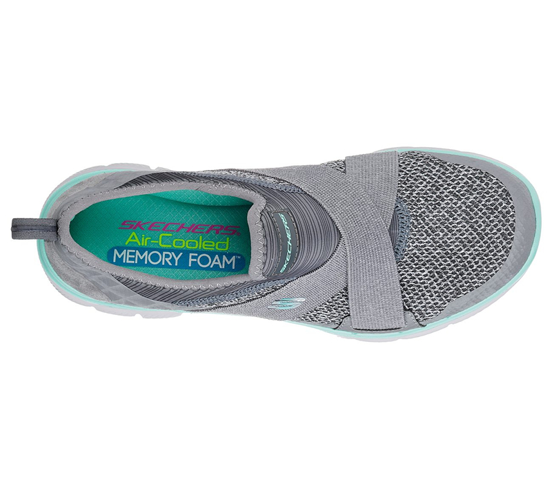 Skechers Women Flex Appeal 2.0 - New Image Gray/Turqoise