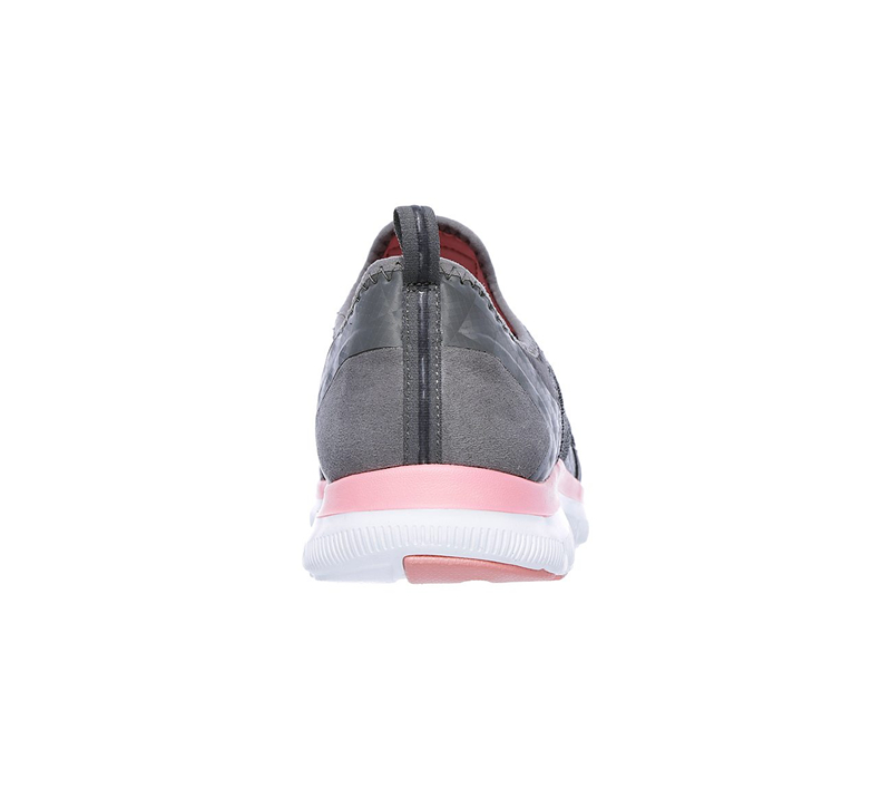 Skechers Women Flex Appeal 2.0 - New Image Charcoal/Coral