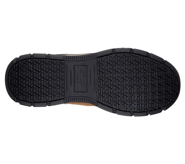 Skechers Men Work: Relaxed Fit Dunmor Comp Toe Brown/Orange