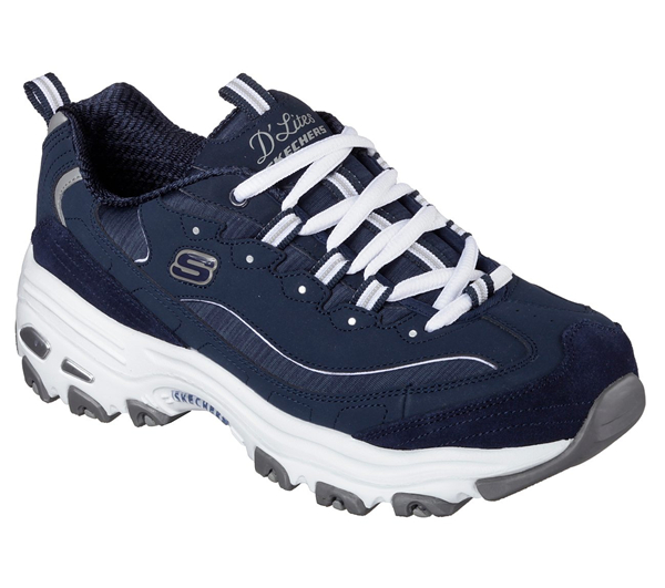 Skechers Women D'lites - Me Time Navy/White