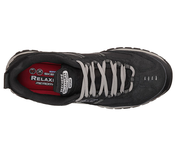 Skechers Men Work: Relaxed Fit - Soft Stride - Grinnell Comp Black/Gray