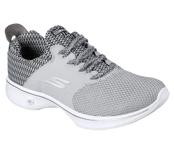 Skechers Women GOwalk 4 - Sustain Light Gray/Black