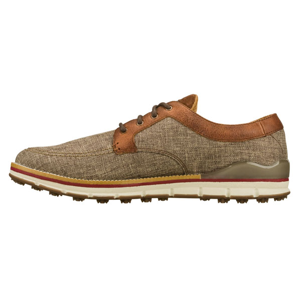 Skechers Men Extra Wide Fit (4E) Shoes - Eagle Brown/Multi
