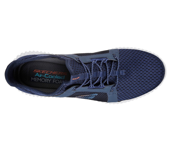 Skechers Men Elite Flex Navy/Orange