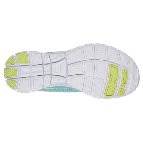 Skechers Women Flex Appeal - Obvious Choice Aqua/Lime