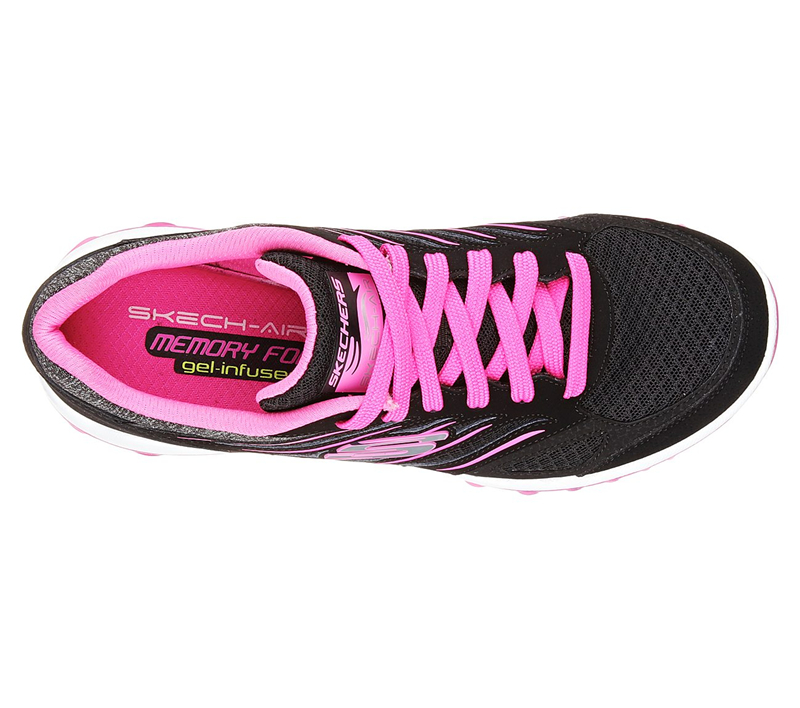 Skechers Women Skech-Air 2.0 - City Love Black/Hot Pink