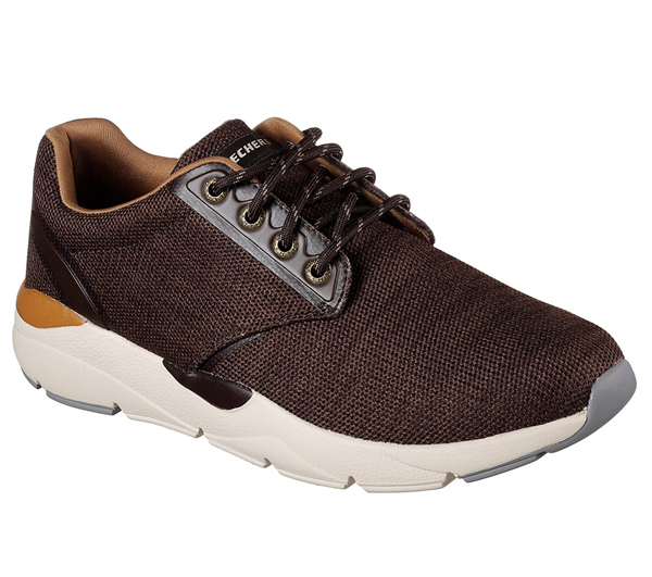 Skechers Men Relaxed Fit: Recent - Merven Chocolate