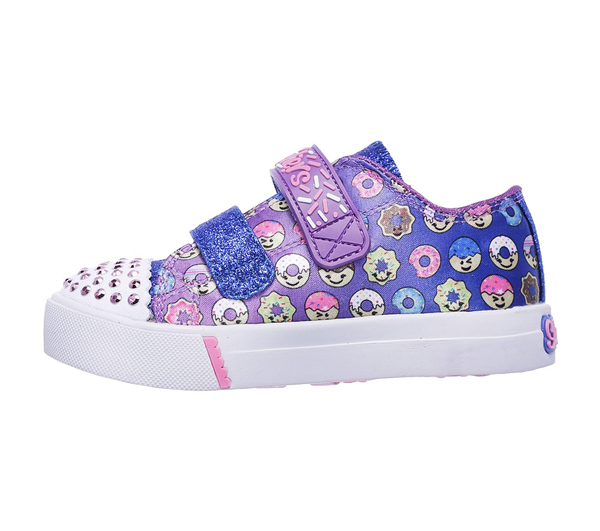 Skechers Girls Sprinkle Toes: Skippers - Sweet Somethin Black/Multi